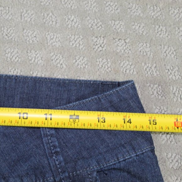 Vintage Contempo Size 7 Low Rise Flared Leg Blue Jeans - Picture 3 of 6